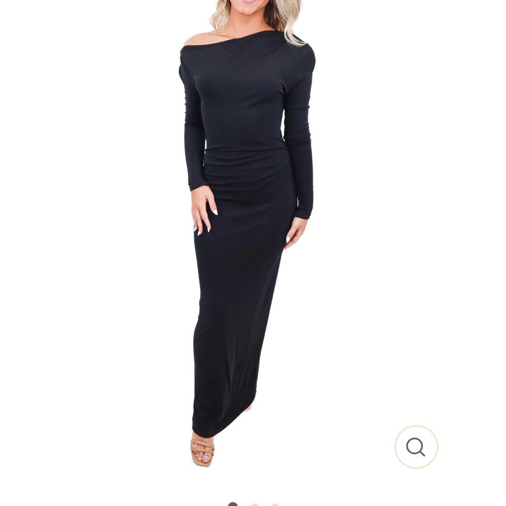 Banana Republic Black Long Sleeve Dress
